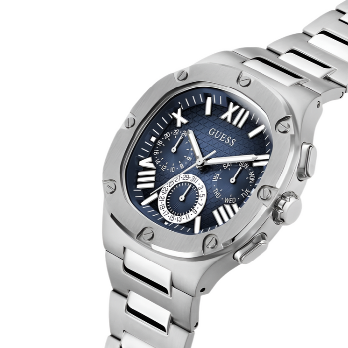 Guess Headline Silver Men's Watch GW0572G1