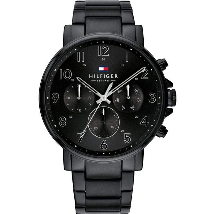 Mens Black Chronograph Tommy Hilfiger Watch 1710383