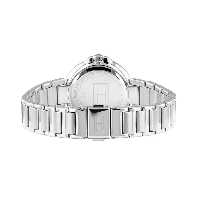 Ladies / Womens Angela Silver Stainless Steel Strap Tommy Hilfiger Designer Watch 1782126