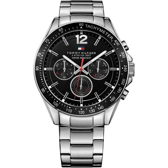 Mens Black Chronograph Tommy Hilfiger Watch 1791104