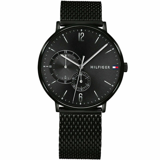 Mens Black Multi Function Tommy Hilfiger Watch 1791507