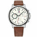 Mens Brown Strap Chronograph Tommy Hilfiger Watch 1791531