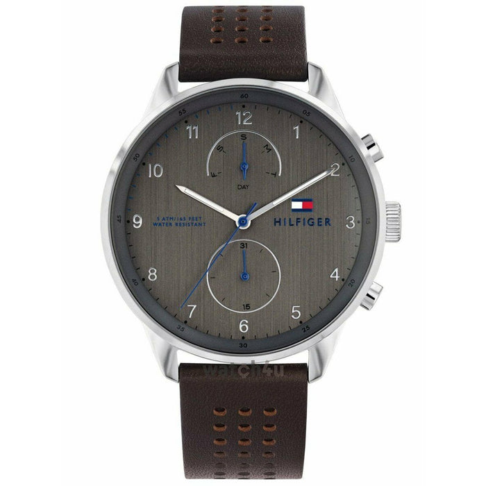 Mens Grey Multi Function Tommy Hilfiger Watch 1791579