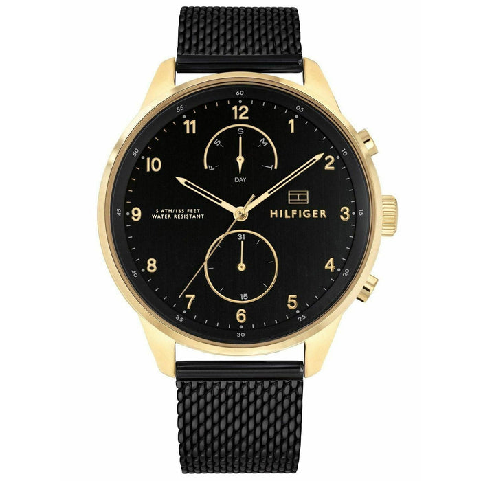 Mens Black Multi Function Tommy Hilfiger Watch 1791580