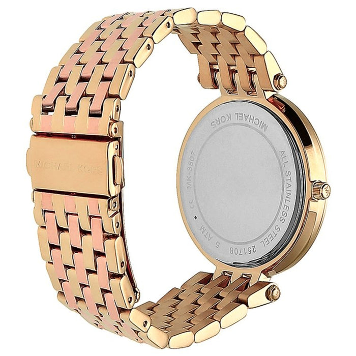 Michael Kors MK3507 Darci Gold & Pink Stainless Steel Ladies Watch