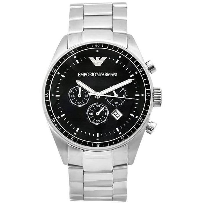 Emporio Armani AR0585  Sportivo Stainless Steel Chronograph Men's Watch