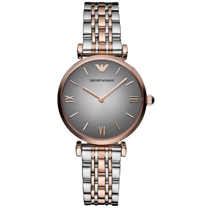 Emporio Armani AR1725 Gold and Silver Stainless Steel Ladies Watch