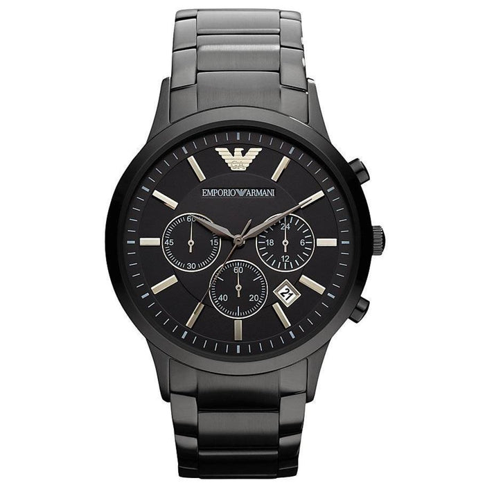 Emporio Armani AR2453 Black Stainless Steel Chronograph Men's Watch