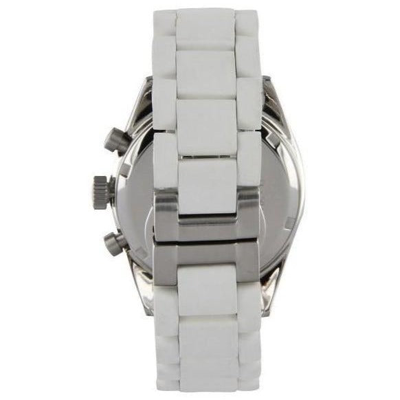 Emporio Armani AR5867 White Chronograph Ladies Watch