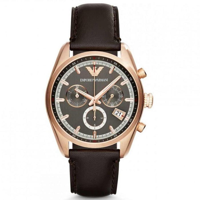 Emporio Armani AR6043 Sportivo Rose Gold Stainless Steel Men's Watch