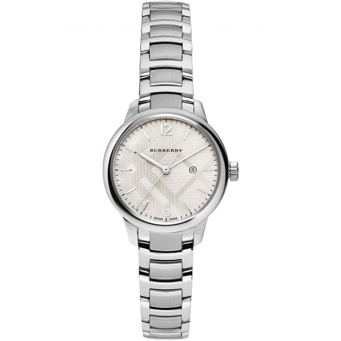 Burberry BU10108 Silver The Classic Stainless Steel Ladies Watch