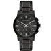 Mens The City Gray Stainless Steel Chronograph Burberry Watch BU9354