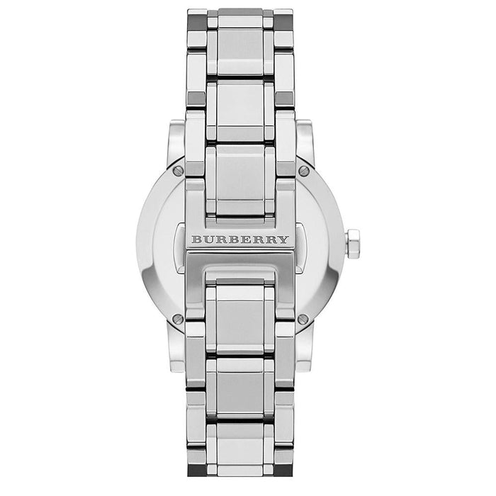 Burberry BU9125 Silver Diamond-Accented Stainless Steel Ladies Watch