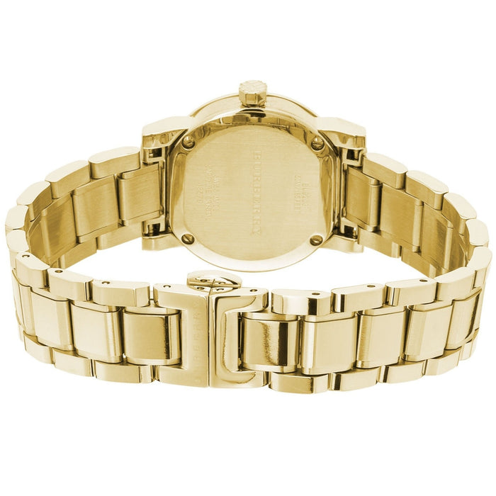 Burberry BU9203 Gold Ion Plated Stainless Steel Bracelet Ladies Watch