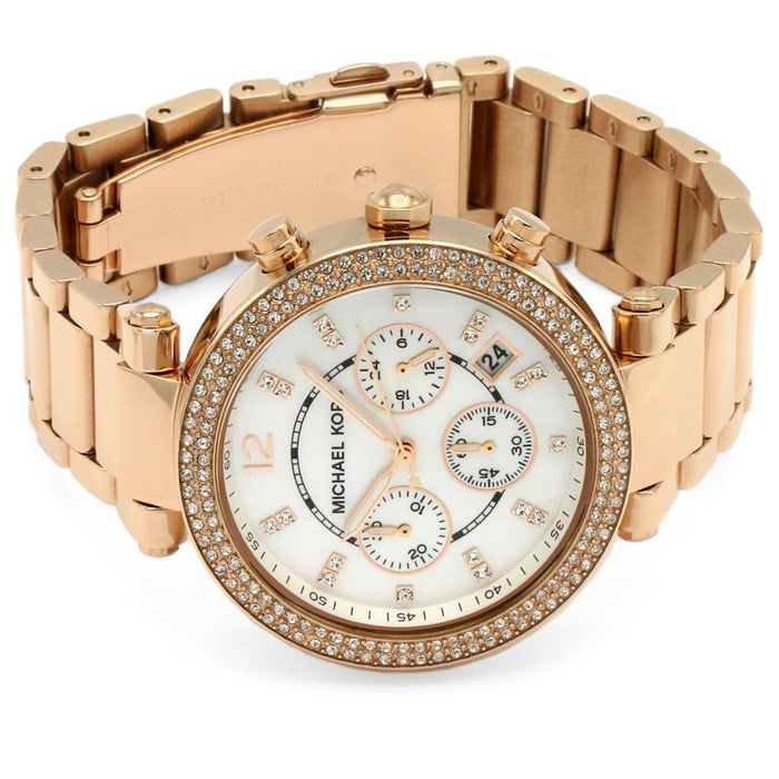 Michael Kors MK5491 Parker Rose Gold Chronograph Ladies Watch