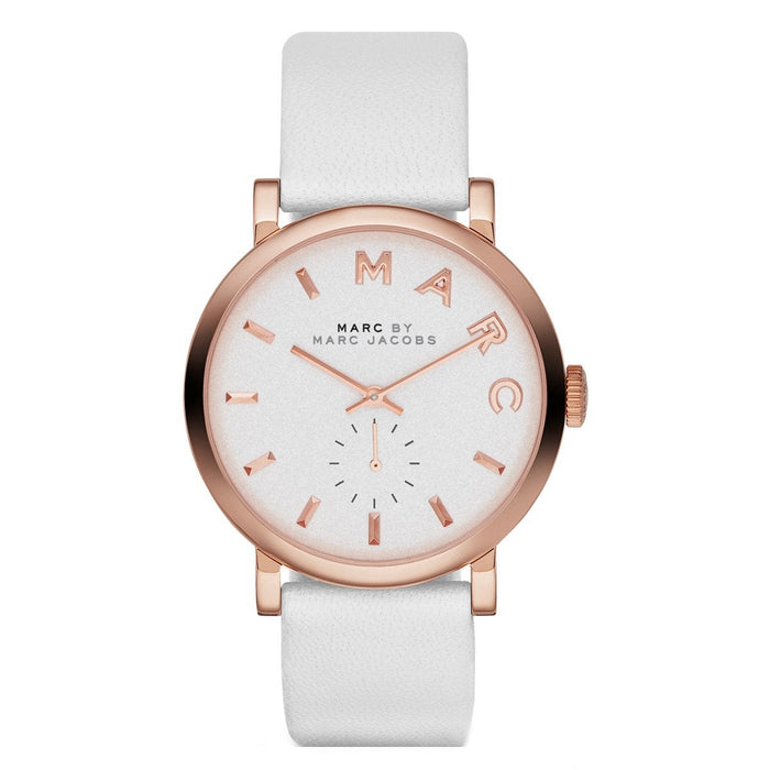 Marc Jacobs MBM1283 White Leather Ladies Watch