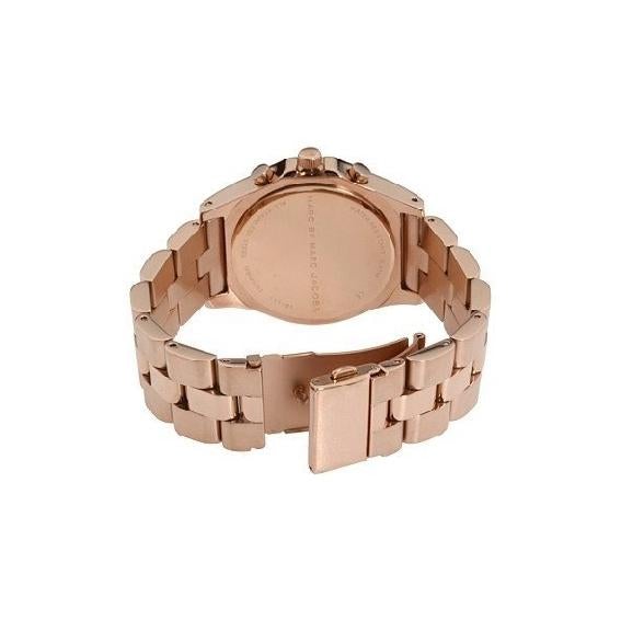 Marc Jacobs MBM3082 Blade Rose Gold Stainless Steel Chronograph Ladies Watch