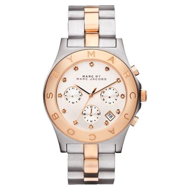 Marc Jacobs MBM3178 Blade Two-Tone Rose Gold Stainless Steel Ladies Watch