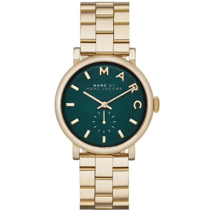 Marc Jacobs MBM3245 Baker Gold Green Dial Stainless Steel Ladies Watch