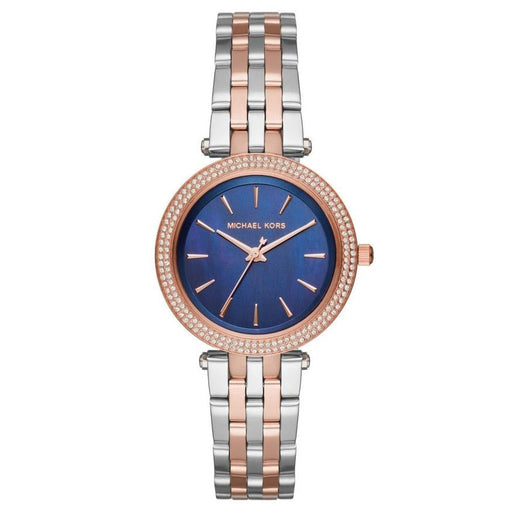 Ladies Darci Rose Gold Blue Michael Kors Watch MK3651