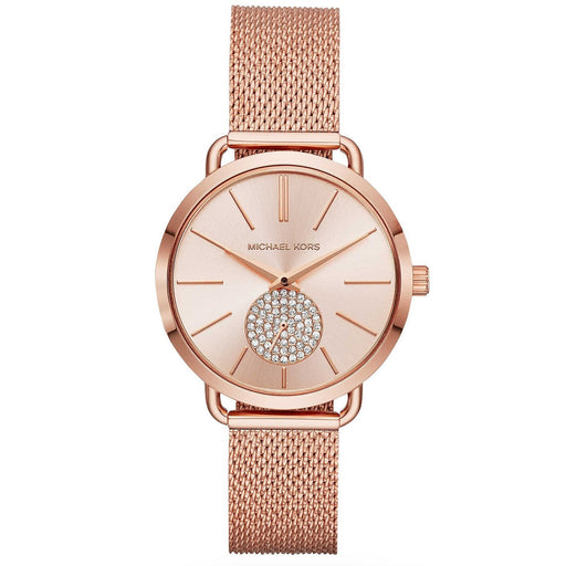 Ladies Portia Rose Gold Tone Michael Kors Watch MK3845