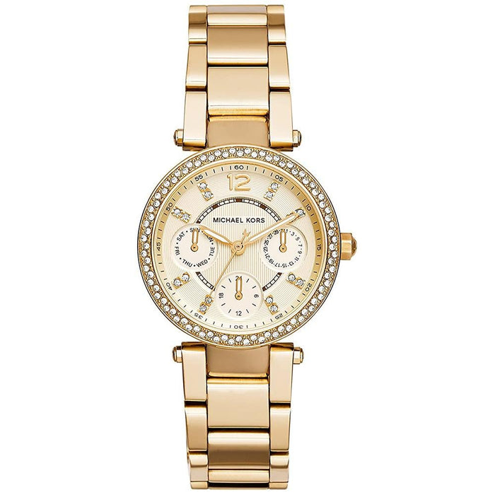 Michael Kors MK6056 Mini Parker Gold Chronograph Ladies Watch