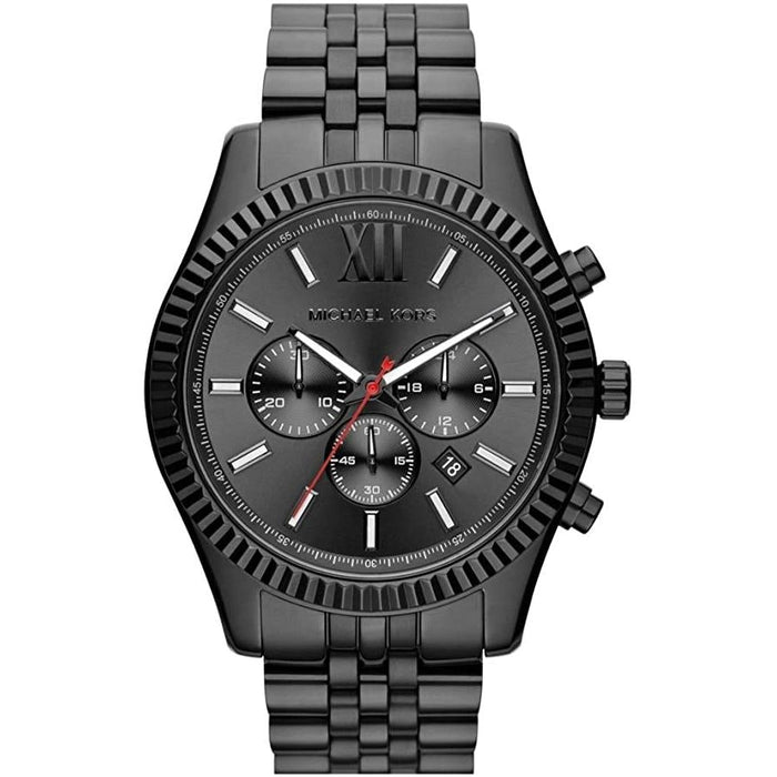 Michael Kors MK8320 Lexington Black Stainless Steel Chronograph Men's Watch
