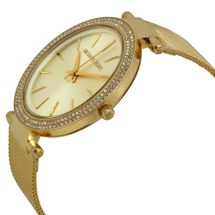 Michael Kors MK3368 Darci Gold Tone Mesh Ladies Watch