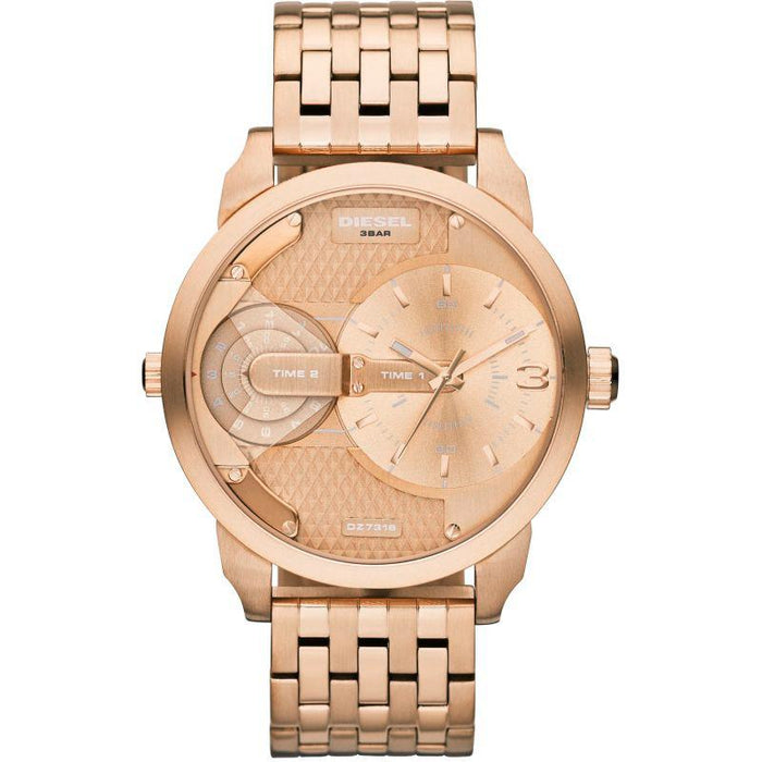 Analogue Watch - Diesel DZ7318 Men's Mini Daddy Rose Gold Watch