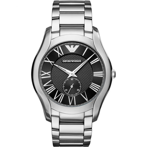 Analogue Watch - Emporio Armani AR11086 Men's Valente Black Watch