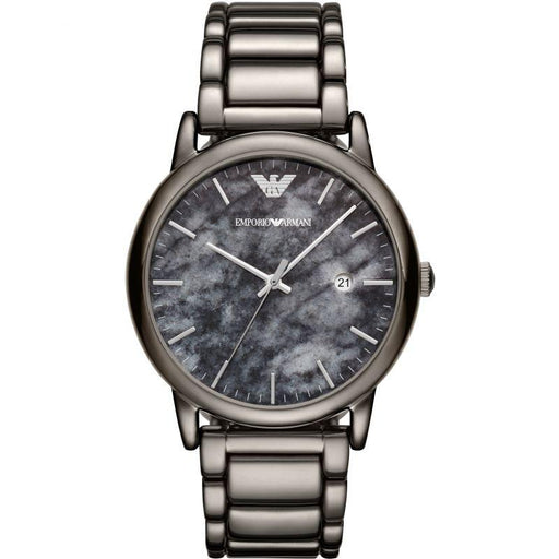 Analogue Watch - Emporio Armani AR11155 Men's Luigi Blue Marble Watch