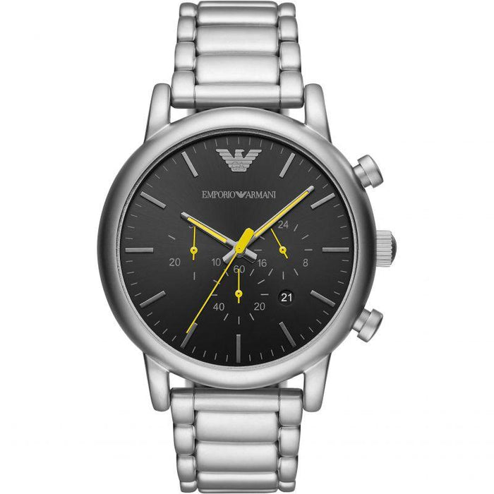 Analogue Watch - Emporio Armani AR11324 Men's Luigi Chronograph Steel Watch