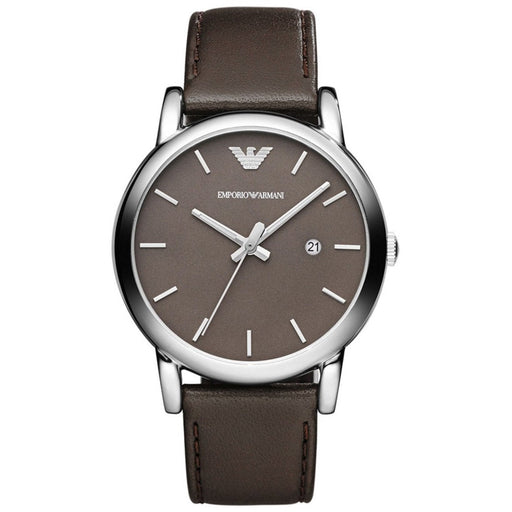 Analogue Watch - Emporio Armani AR1729 Men's Classic Brown Watch