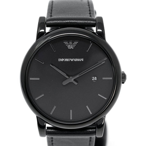 Analogue Watch - Emporio Armani AR1732 Men's Classic Black PVD Watch