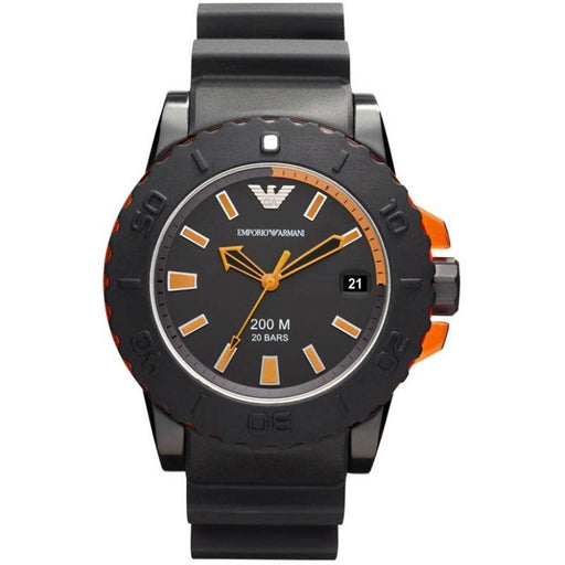 Analogue Watch - Emporio Armani AR5969 Men's Sportivo Black Watch