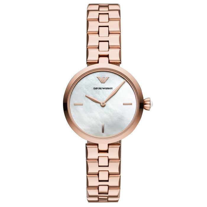 Emporio Armani AR11196 Rose Gold Stainless Steel Ladies Watch