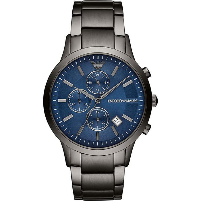 Emporio Armani AR11215 Renato Gray Stainless Steel Chronograph  Men's Watch