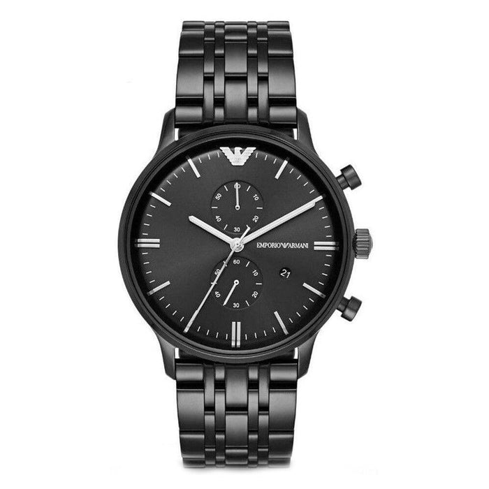 Emporio Armani AR1934 Black Stainless Steel Chronograph Men's Watch