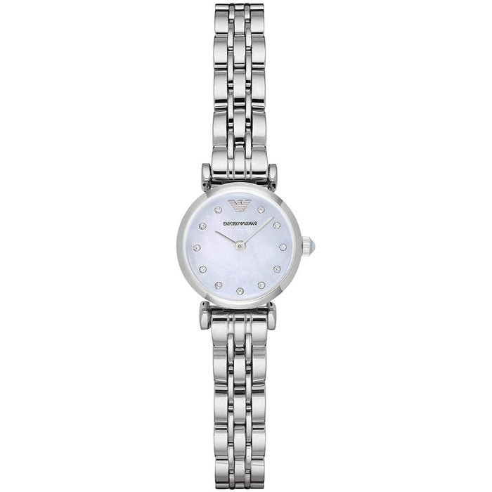 Emporio Armani AR1961 Silver Mother of Pearl Ladies Watch