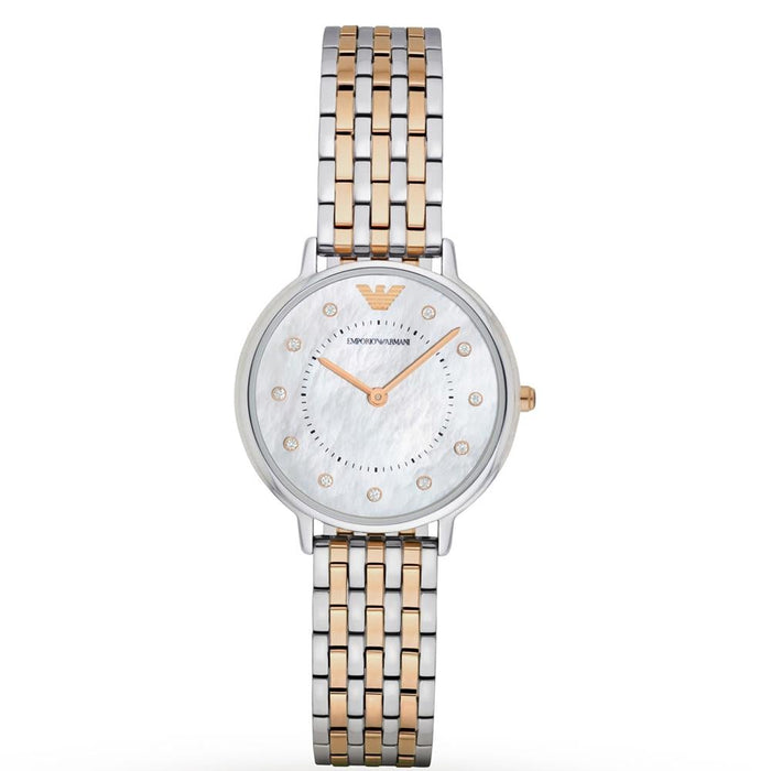 Emporio Armani AR2508 Two Tone Stainless Steel Ladies Watch