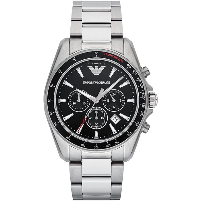 Emporio Armani AR6098  Sport Stainless Steel Chronograph Men's Watch