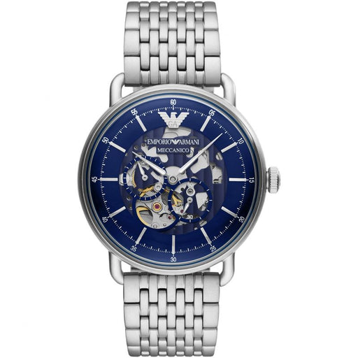 Automatic Watch - Emporio Armani AR60024 Men's Automatic Meccanico Skeleton Watch