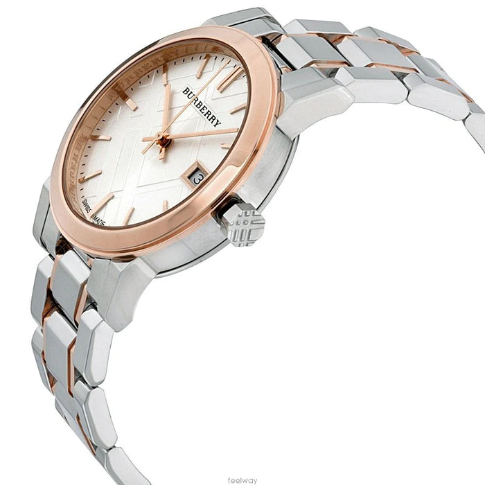 Burberry BU9127 Two-Tone Rose Gold Ladies Watch