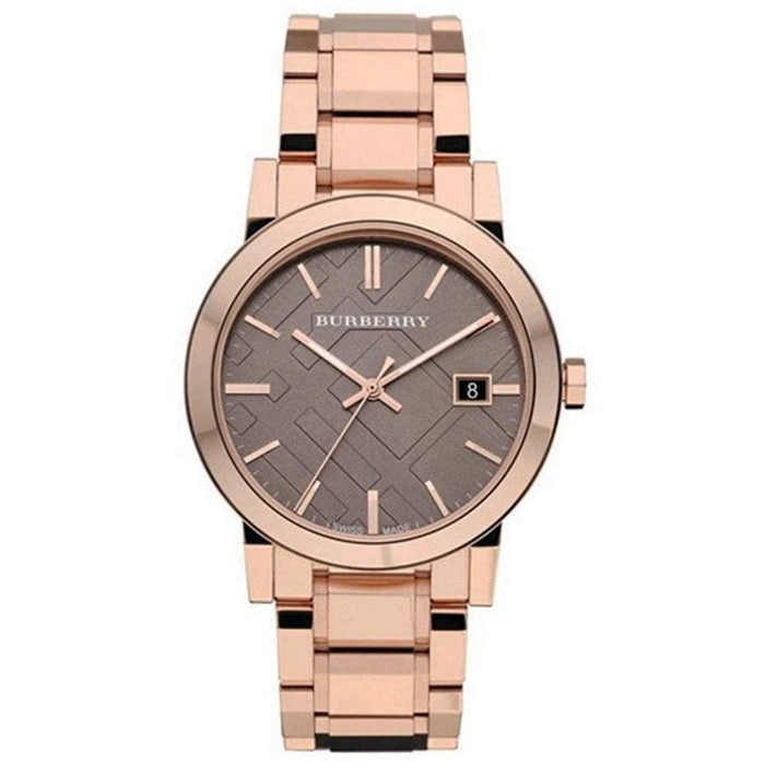 Burberry Ladies Watch The City Rose Gold PVD BU9005 - Watches & Crystals