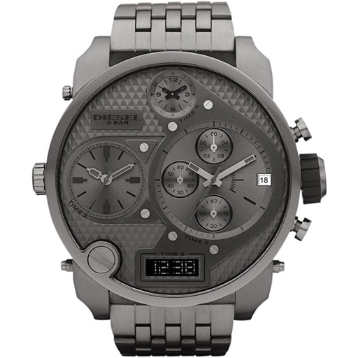 Chronograph Watch - Diesel DZ7247 Men's Chronograph Big Daddy Gun Metal Watch