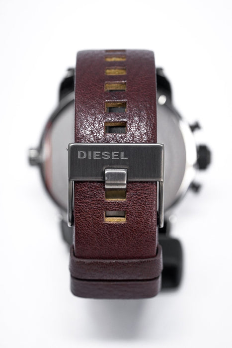 Chronograph Watch - Diesel DZ7258 Men's Chronograph Little Daddy Gun Metal Brown Watch