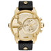 Chronograph Watch - Diesel DZ7363 Men's Chronograph Little Daddy Gold Watch