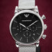 Chronograph Watch - Emporio Armani AR1808 Men's Luigi Chronograph Mesh Watch