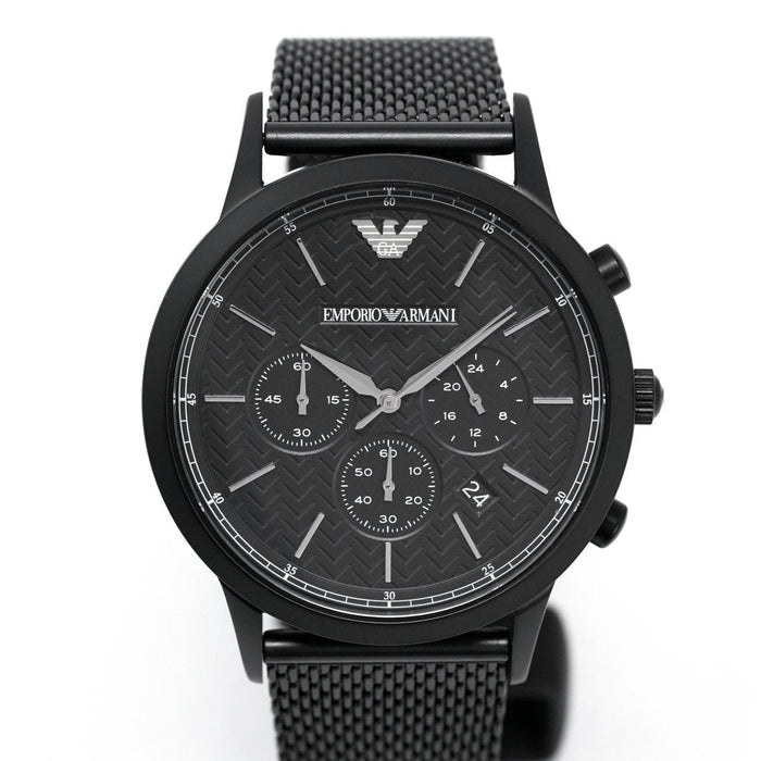 Chronograph Watch - Emporio Armani AR2498 Men's Chronograph Watch Black PVD