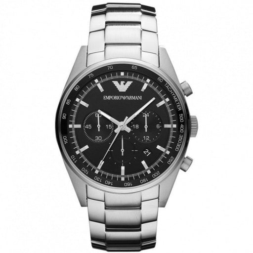 Chronograph Watch - Emporio Armani AR5980 Men's Black Watch